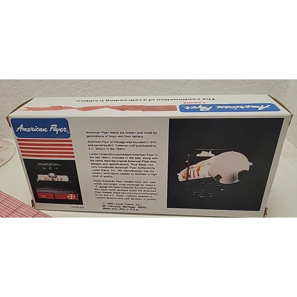 AMERICAN FLYER S GA #6-48311 1991 CHRISTMAS BOXCAR - NIB